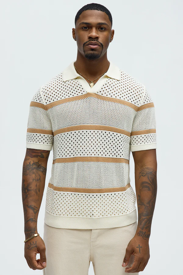 Sahara Blend Johnny Collar Shirt