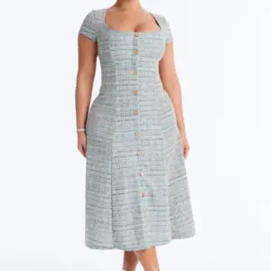 Harbour Tweed Midi Dress