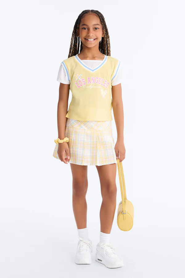 Sunbeam Pleated Skirt Set