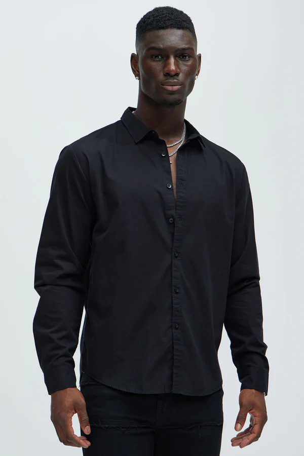 Onyx Coast Cotton Shirt