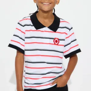Arctic Stripe Short Sleeve Polo