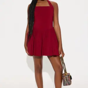 Crimson Elegance Dress