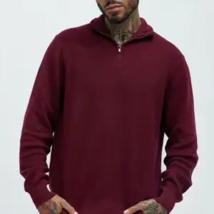Crimson Drive Quarter-Zip Sweater