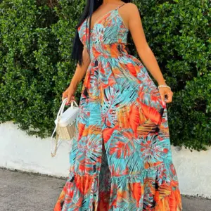 Midnight Tropic Maxi Dress